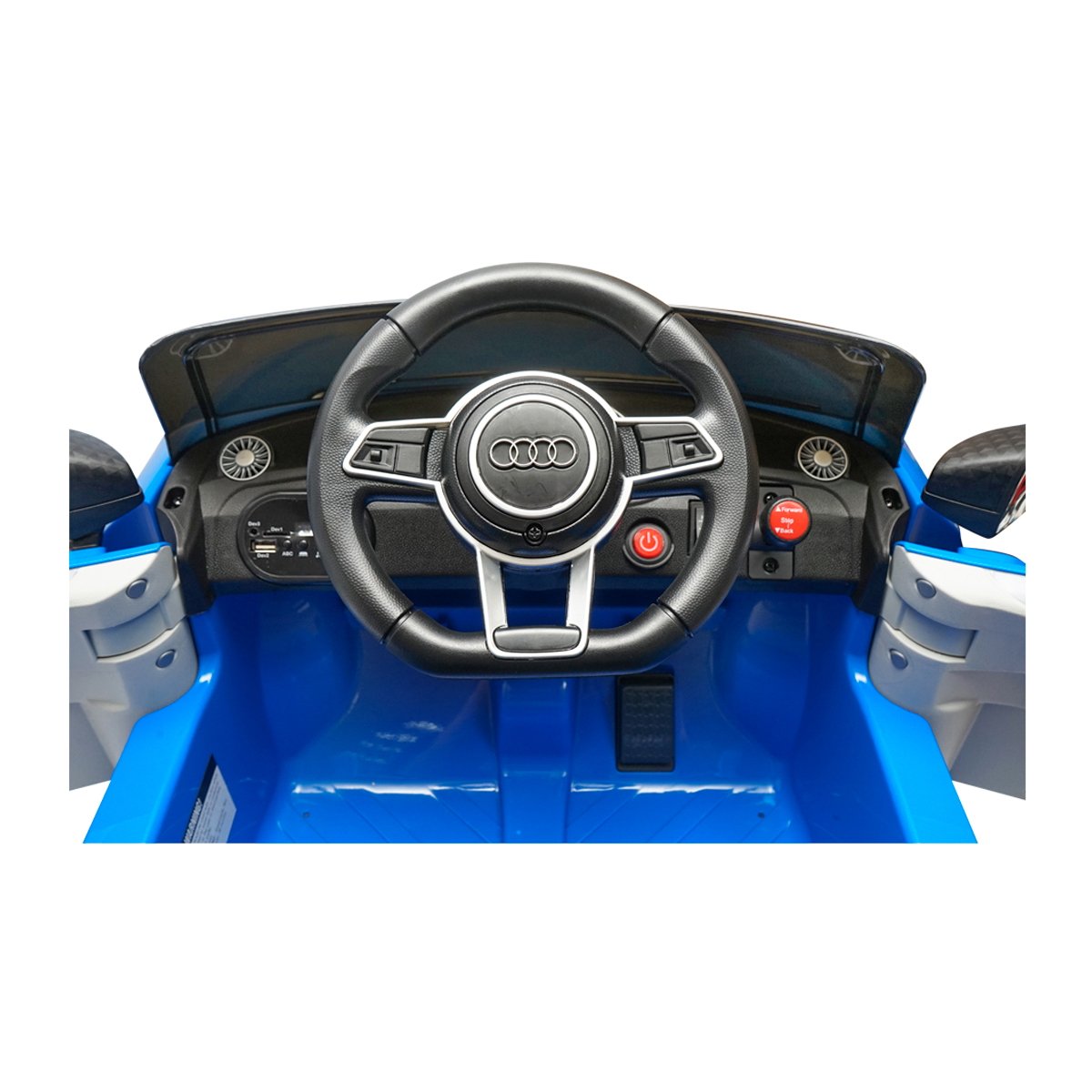 Masinuta electrica cu baterie 6V/4Ah si telecomanda pentru copii Audi TT JE1198 albastra